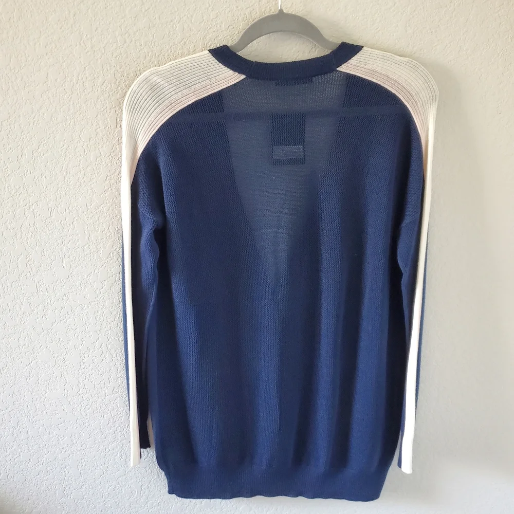 ATM schoolboy merino wool cardigan NWT - Picture 7 of 9